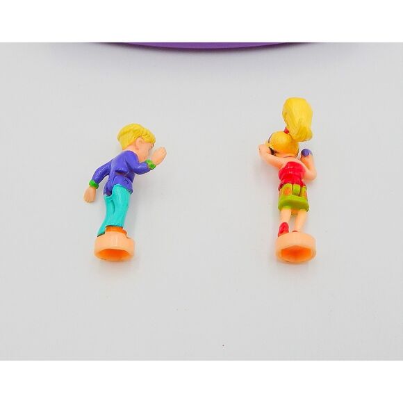 Polly Pocket CD Player With 2 Figures Bluebird Toys 1998 *No Sound Has Marks* - Picture 13 of 14